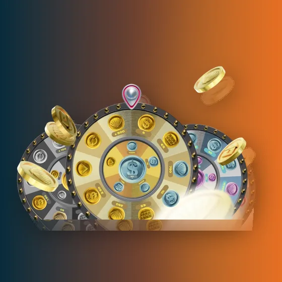 Decorative 4Tuna A bright 4tuna Club progression theme built around levels, wheels and clearly separated account features. character artwork